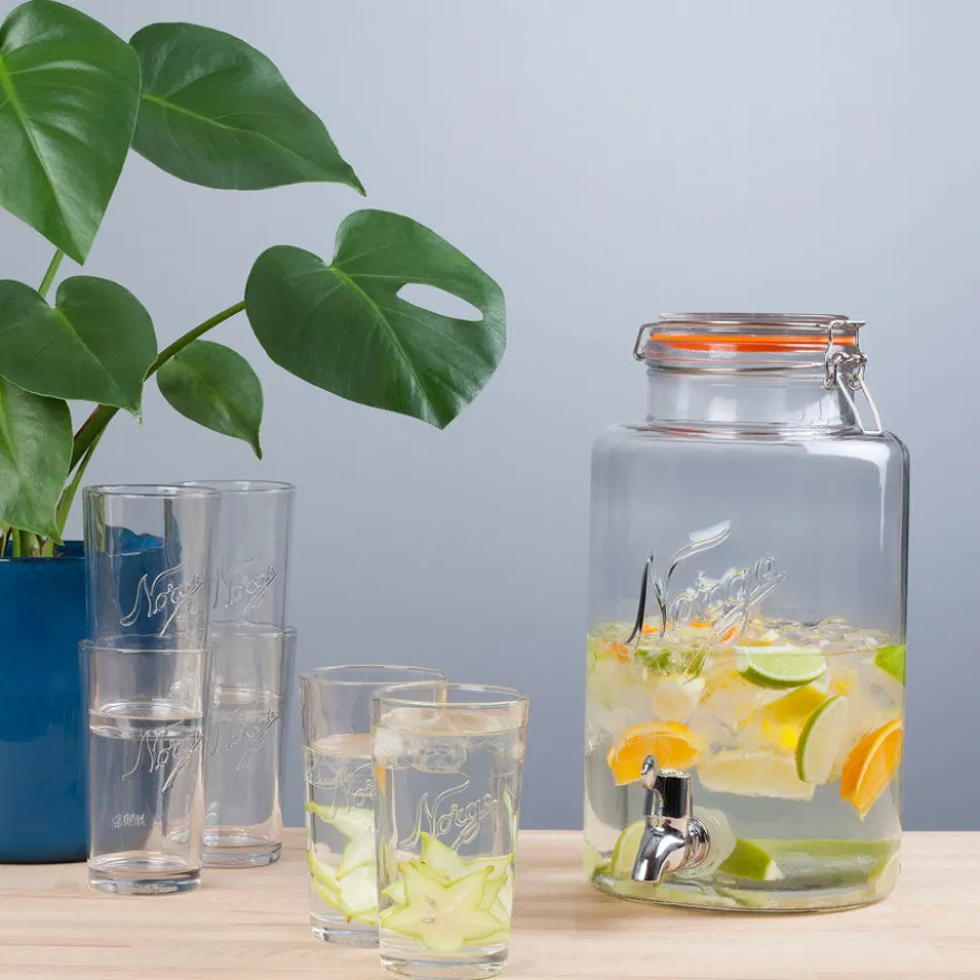 NORGESGLASSET DRIKKEDISPENSER 6L