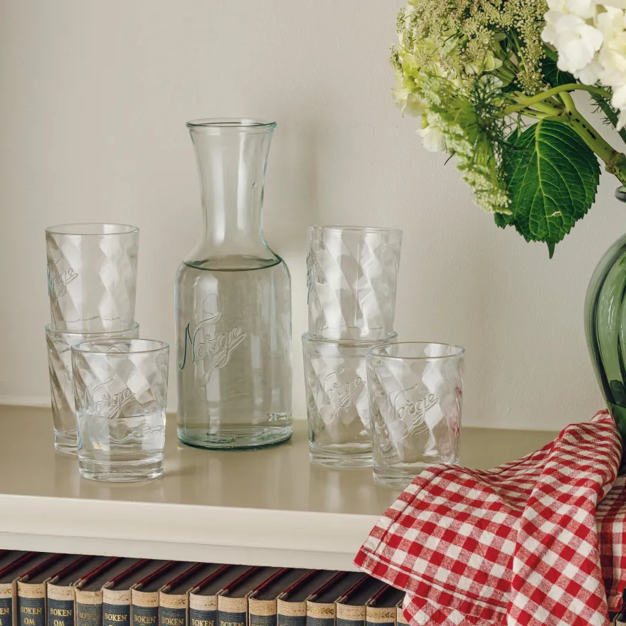 NORGESGLASSET KJØKKENGLASS 25CL OPTIKK 6PK