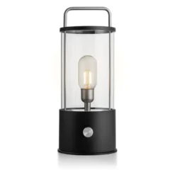 NORGESGLASSET LED LYKT 36 CM SORT