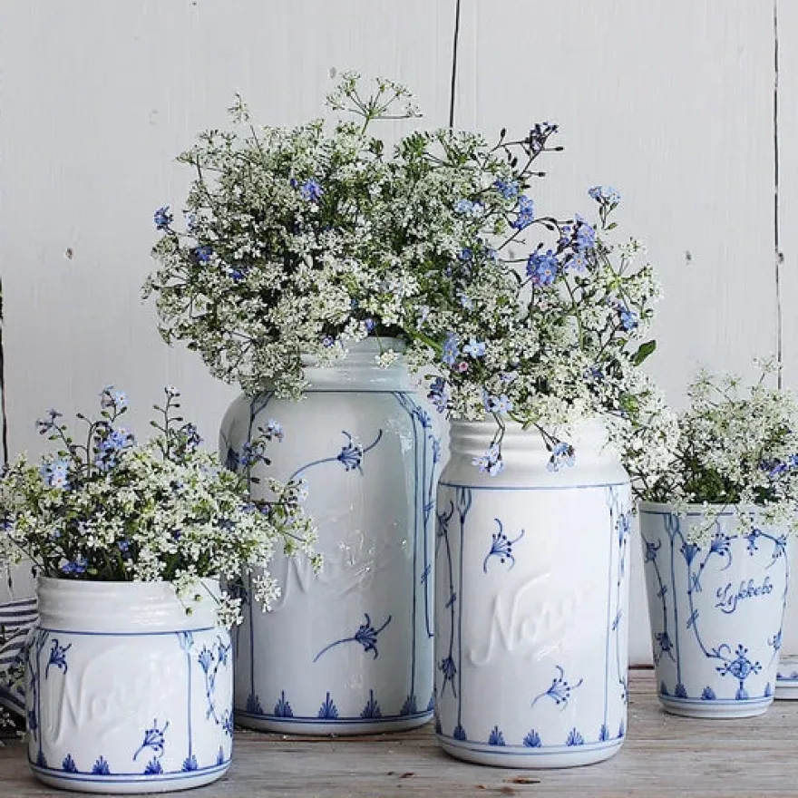 NORGESGLASSET OPPBEVARINGSKRUKKE 135 CL STRÅMØNSTER