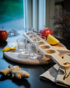 NORGESGLASSET SHOTGLASS 5 CL 6 STK FURUPLANKE