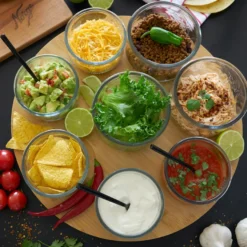 NORGESGLASSET TACOSETT 8 DELER