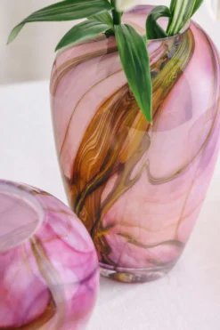 RED MORNING VASE 24 CM
