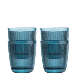SIRI DRIKKEGLASS 20CL 4PK BLÅ