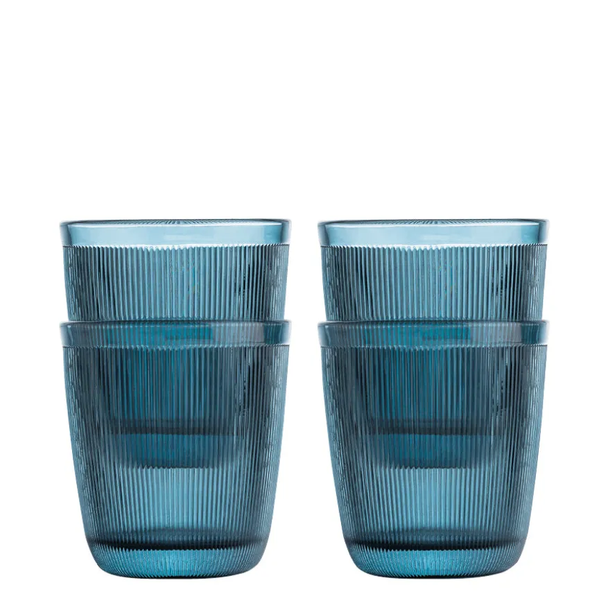 SIRI DRIKKEGLASS 20CL 4PK BLÅ