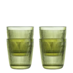 SIRI DRIKKEGLASS 20CL 4PK GRØNN