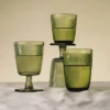 SIRI DRIKKEGLASS 30CL 4PK GRØNN