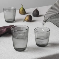 SIRI DRIKKEGLASS 20CL 6PK RØKGRÅ