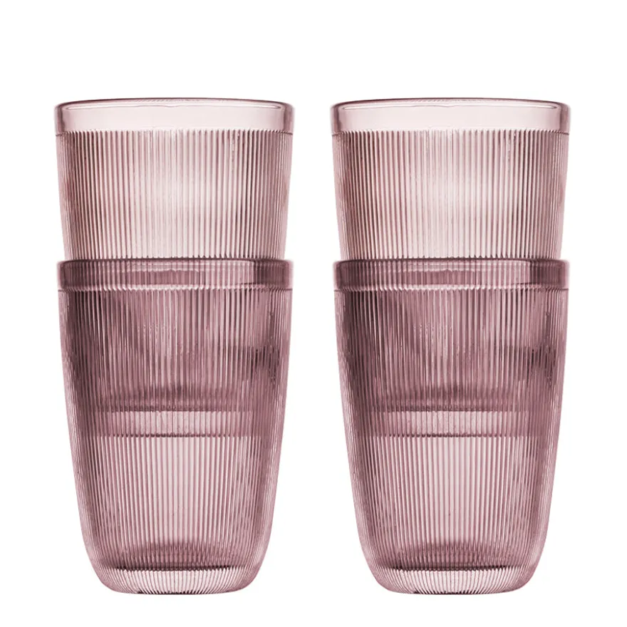 SIRI DRIKKEGLASS 30CL 4PK ROSA