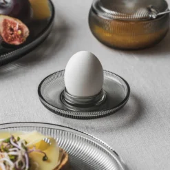 SIRI EGGEGLASS 4 PK RØKGRÅ