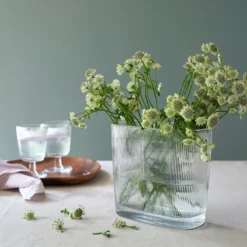 SIRI VASE 18 CM KLAR