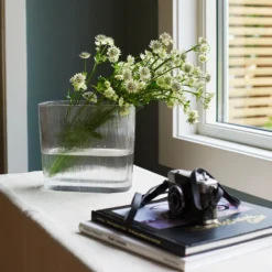 SIRI VASE 18 CM KLAR