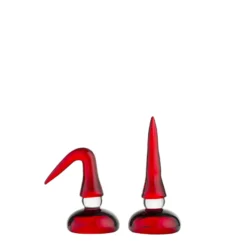 ST NIKOLAS NISSEBARN RØD 6,5 / 9 CM 2PK