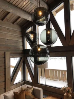 TAKLAMPE 4014 RØKGRÅ