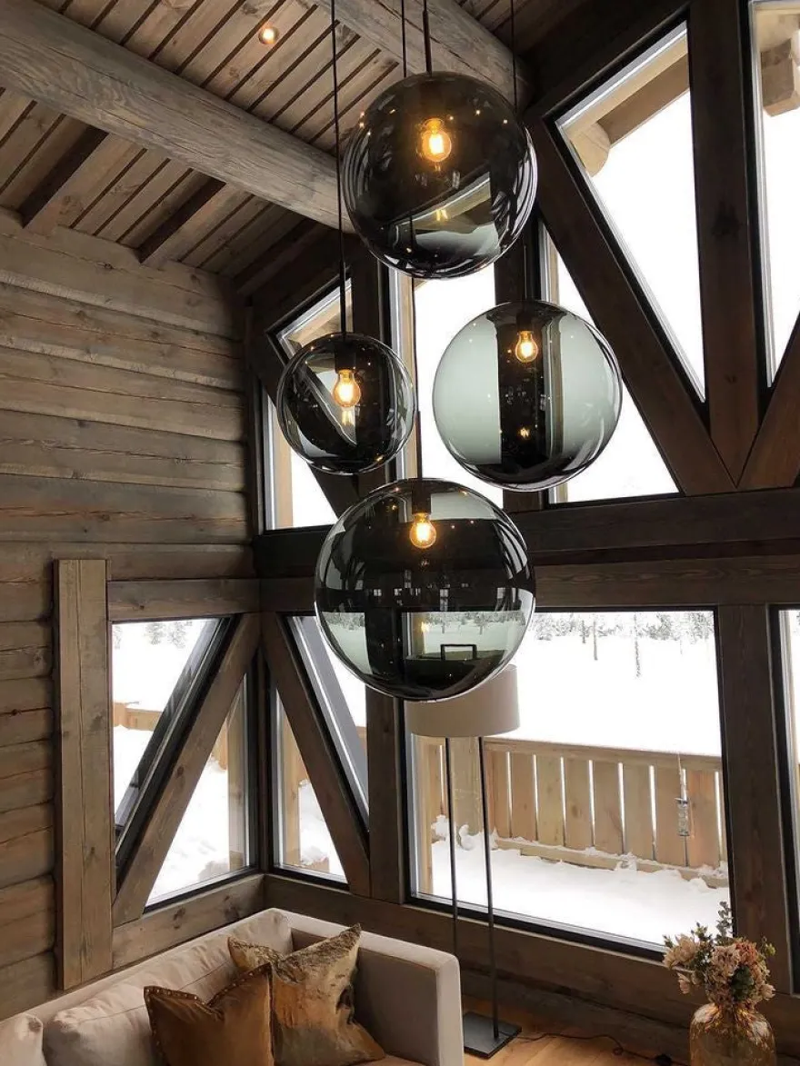 TAKLAMPE 4014 RØKGRÅ