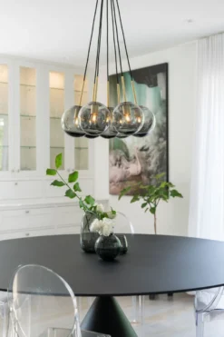 TAKLAMPE 4014 RØKGRÅ