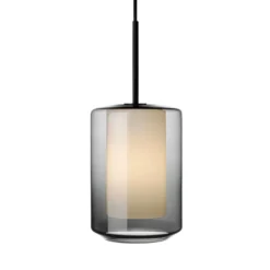 Taklampe 4245 Røkgrå og hvit