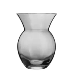 VASE DAISY OPTIKK RØKGRÅ 21 CM