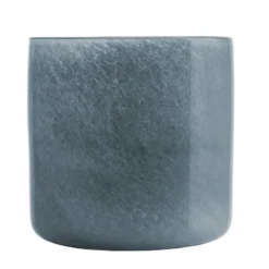 VASE MØRK GRÅ 18,5 CM