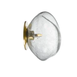 VEGGLAMPE KLAR M/SODA MED INNFELDT MESSING OPPHENG